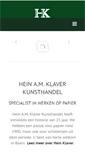 Mobile Screenshot of heinklaver.nl